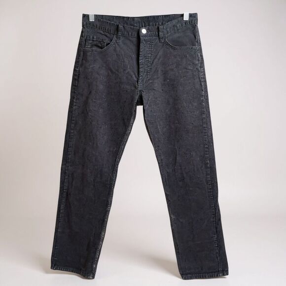 Brandy Melville Pants - John Galt Brandy Melville100% Cotton Corduroy Dark Grey/Black Button Fly
